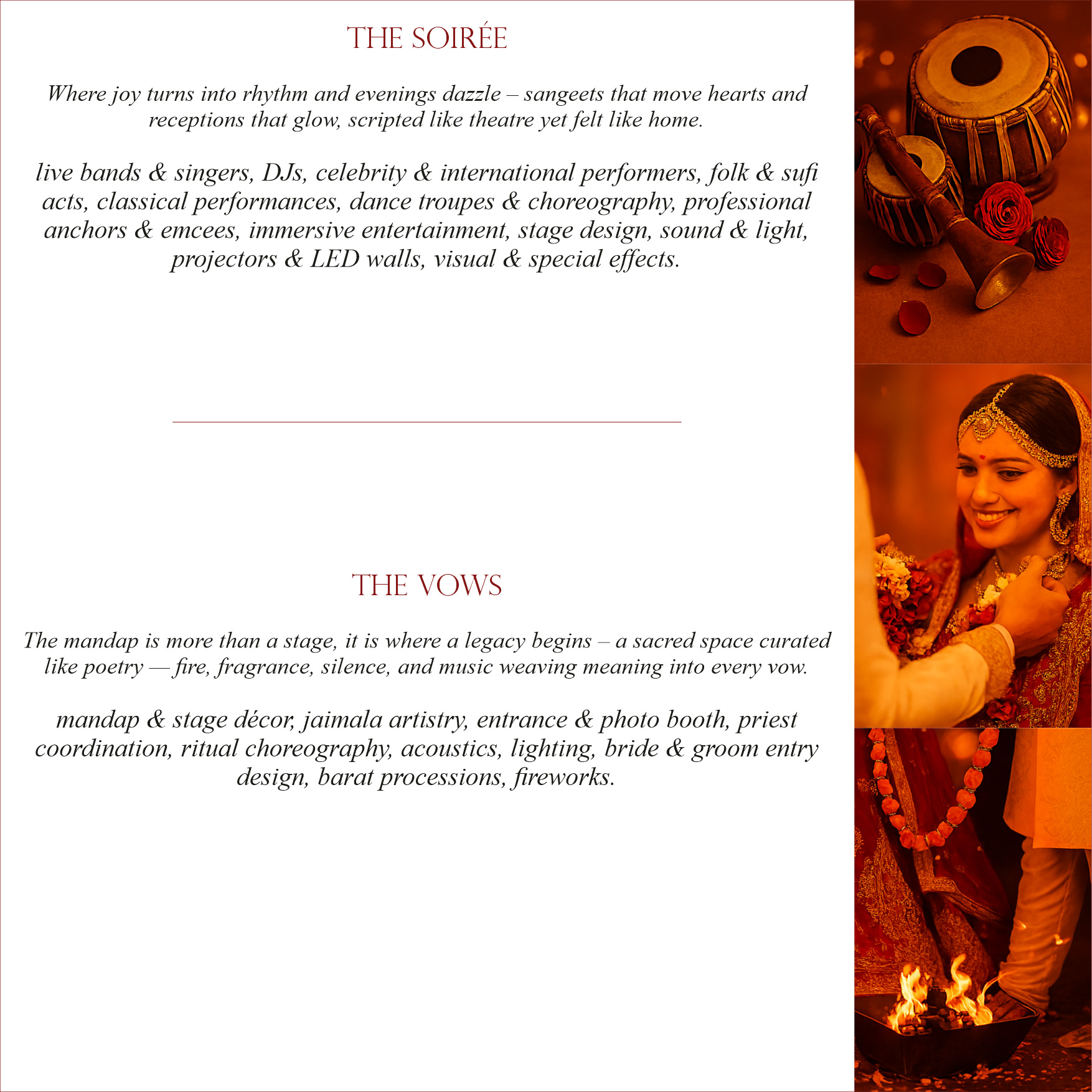 The Calippic Studio - Destination Wedding Planner