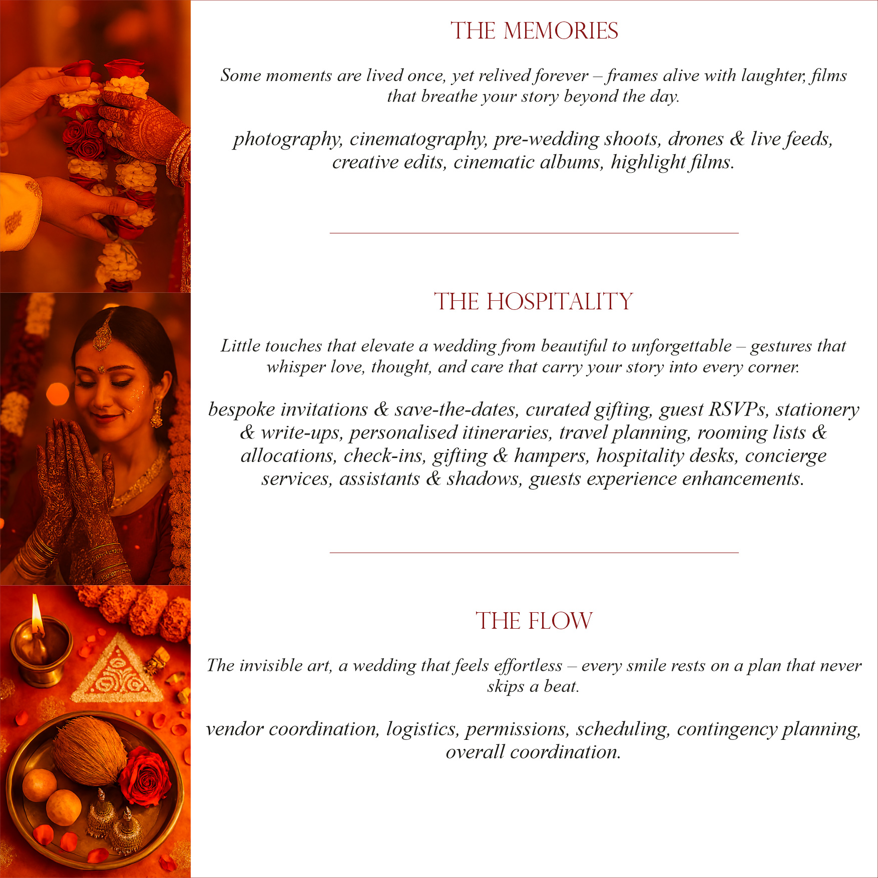 The Calippic Studio - Destination Wedding Planner